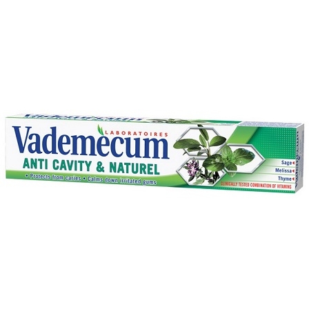 Vademecum fogkr�m 75ml Anti cavity&naturel
